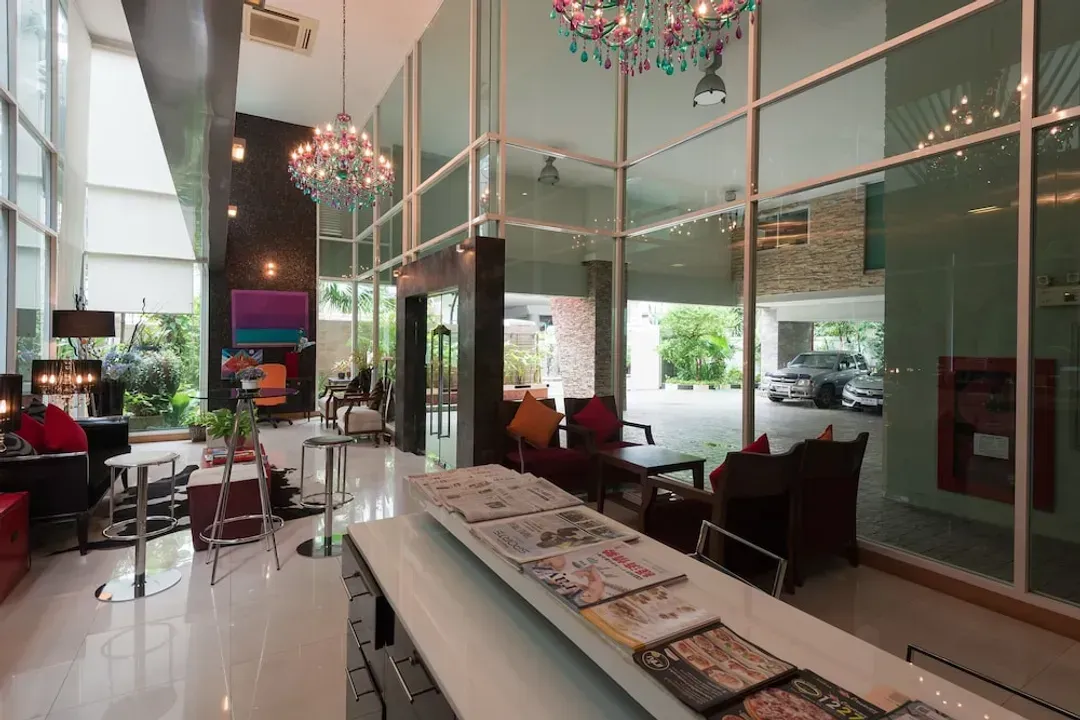 Lobby sitting area