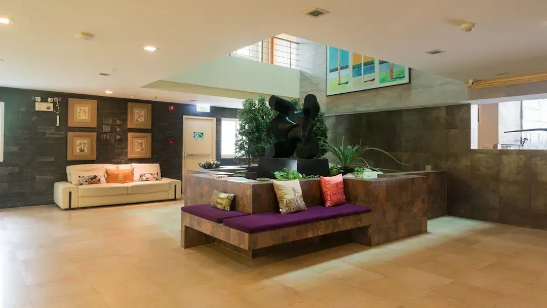 Lobby sitting area