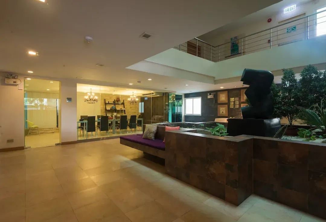 Lobby sitting area