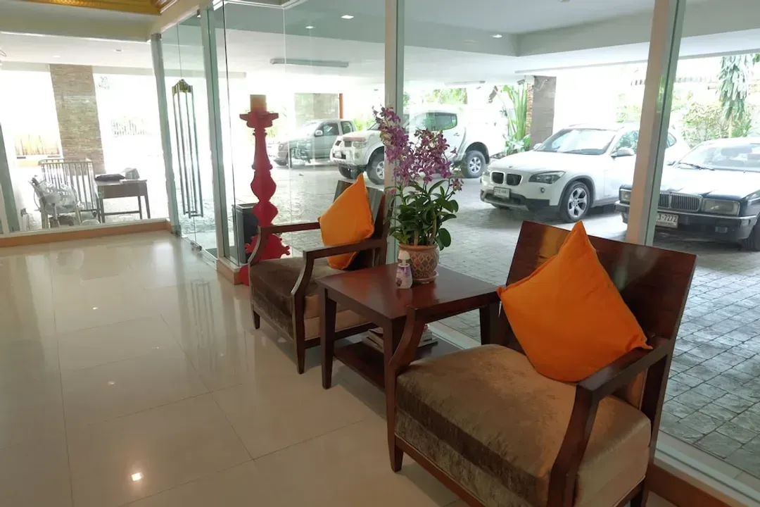 Lobby sitting area