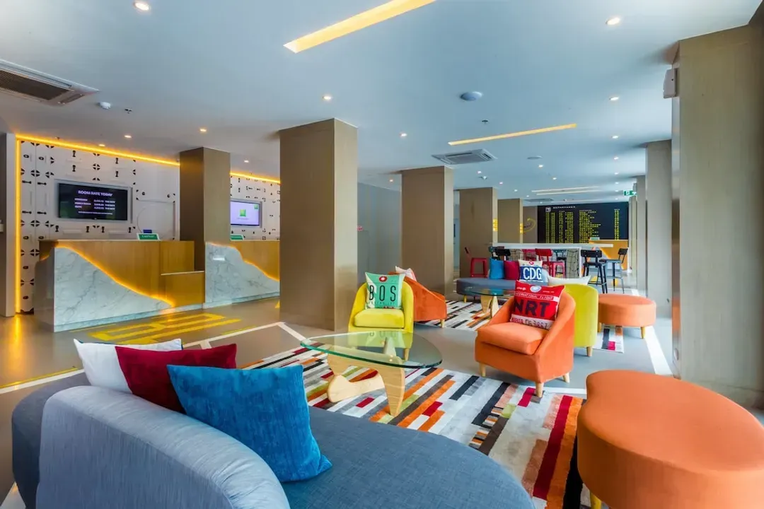 Lobby sitting area