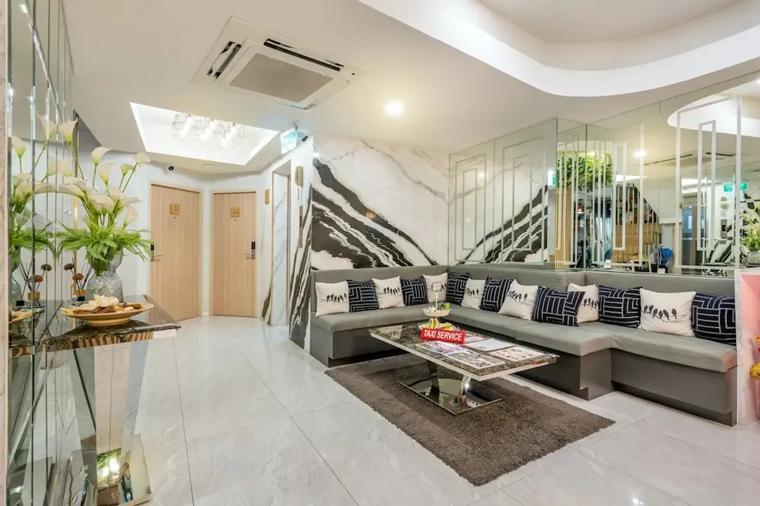 Lobby sitting area