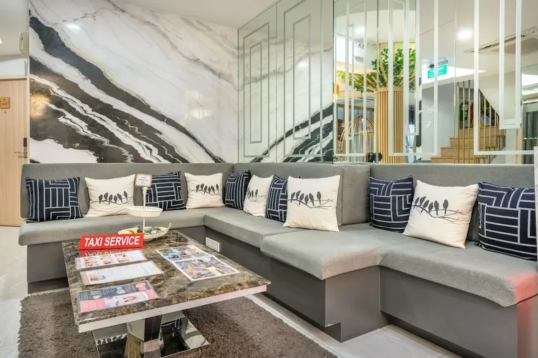 Lobby sitting area