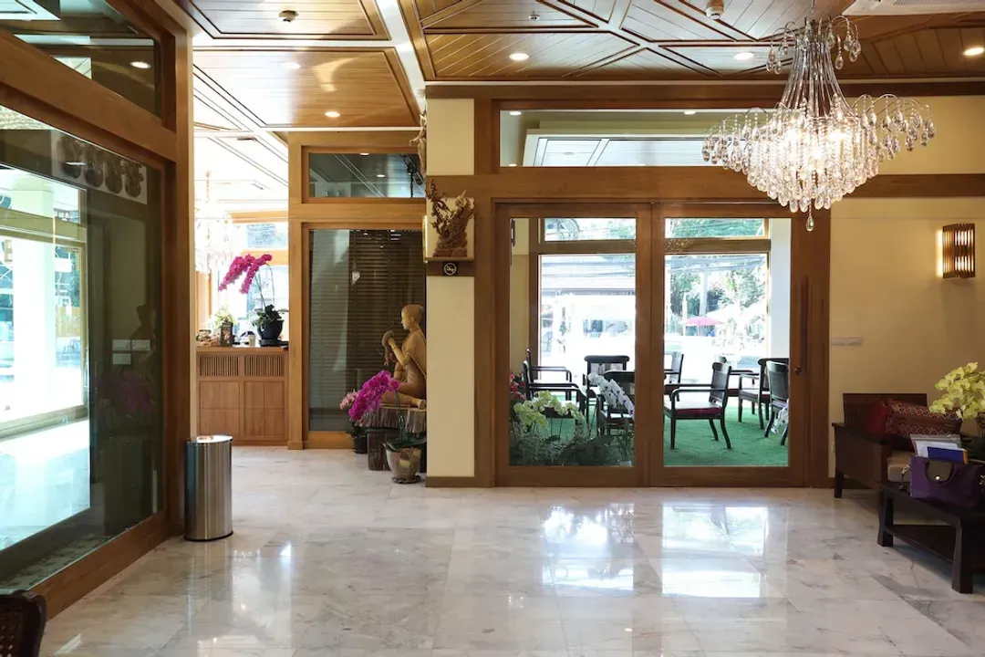 Interior entrance
