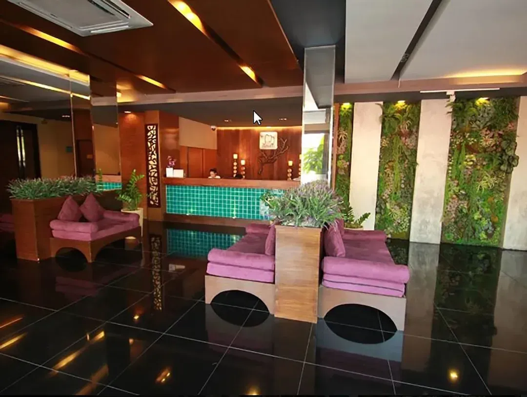 Interior entrance