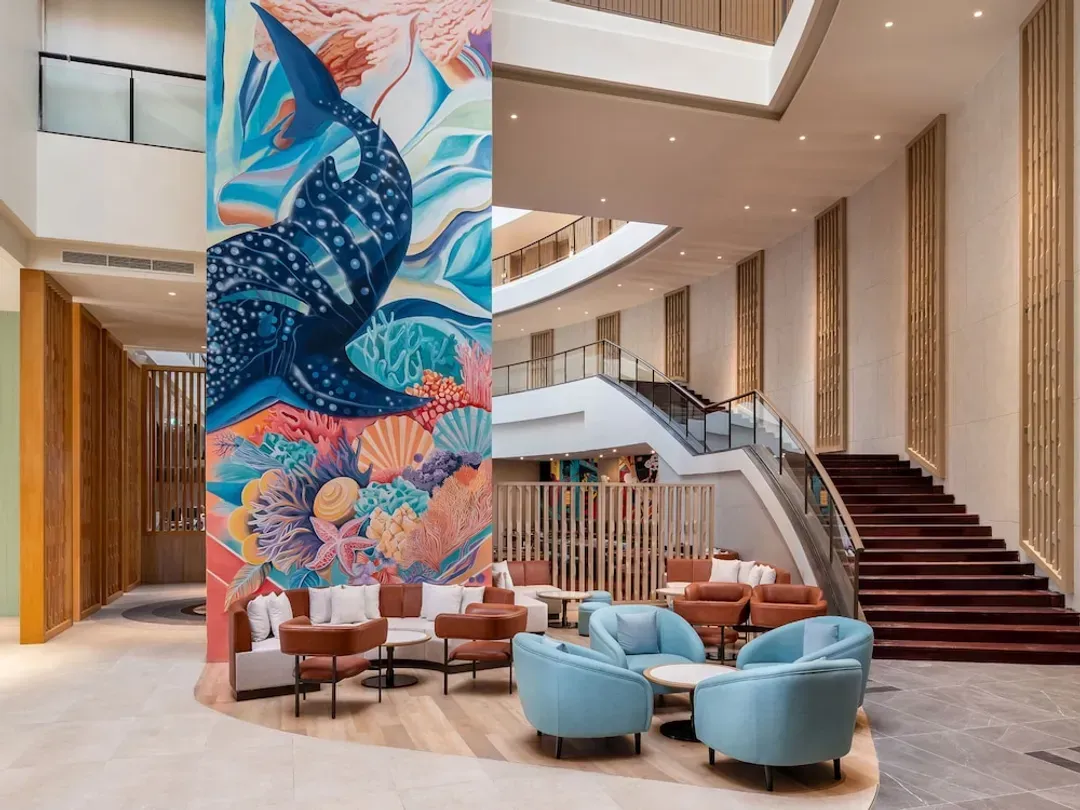 Lobby sitting area