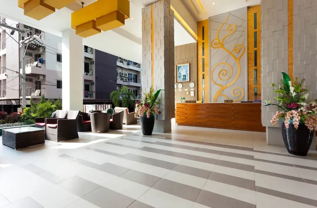 Lobby sitting area