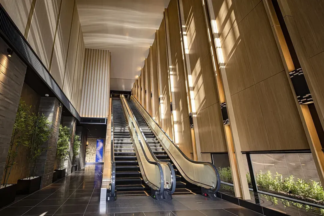 Interior entrance