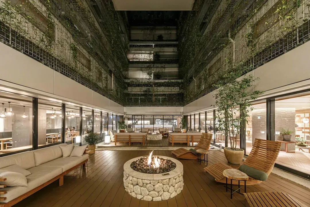 Lobby sitting area