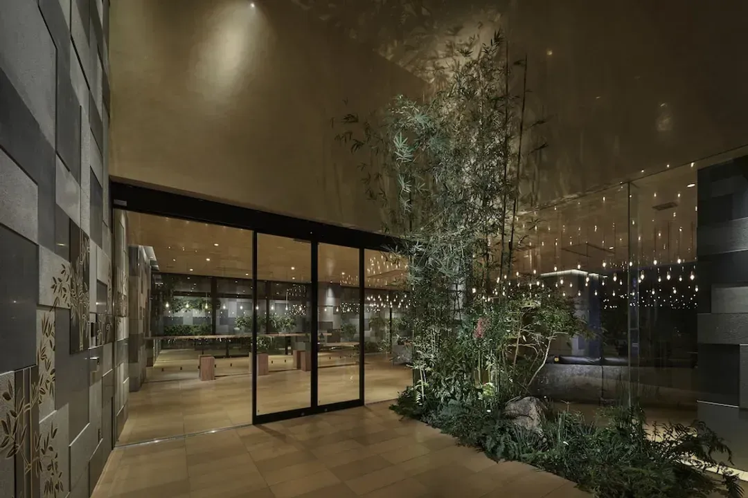Interior entrance