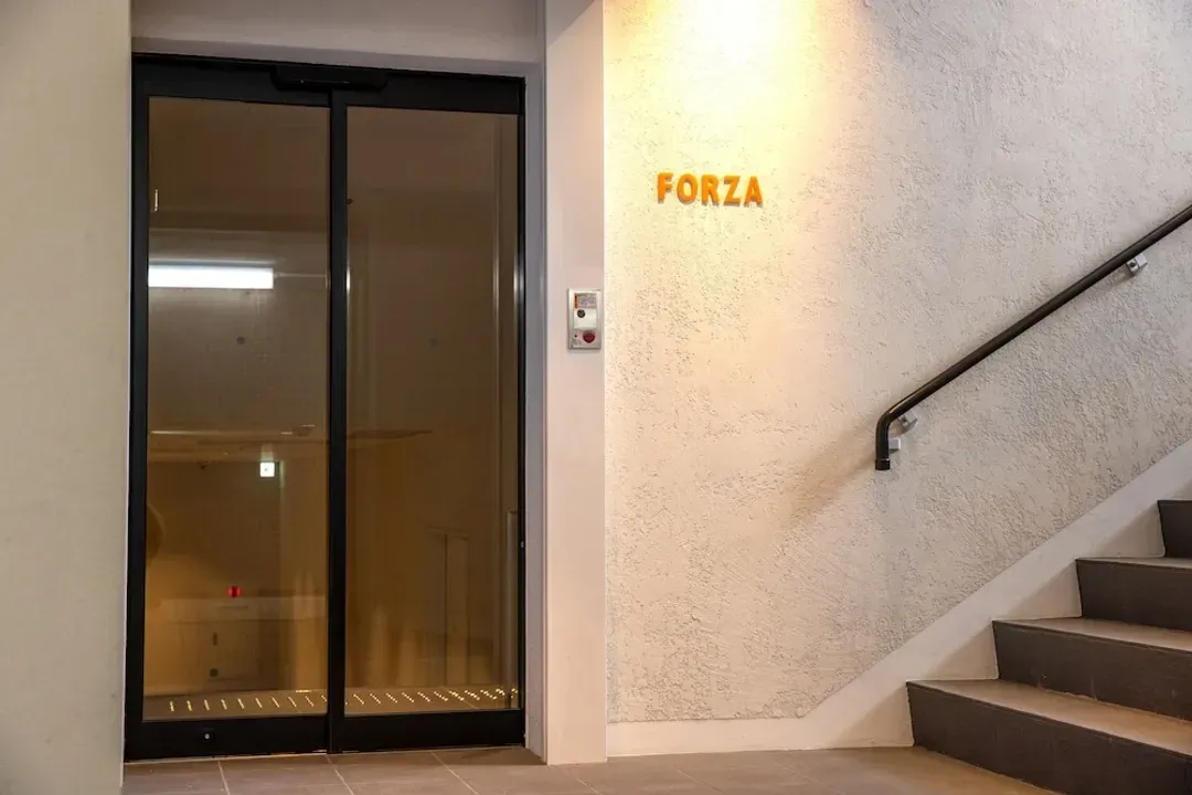 Interior entrance