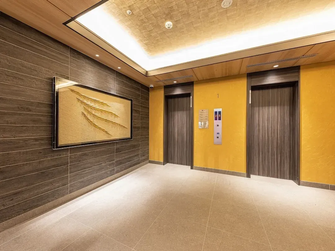 Interior entrance