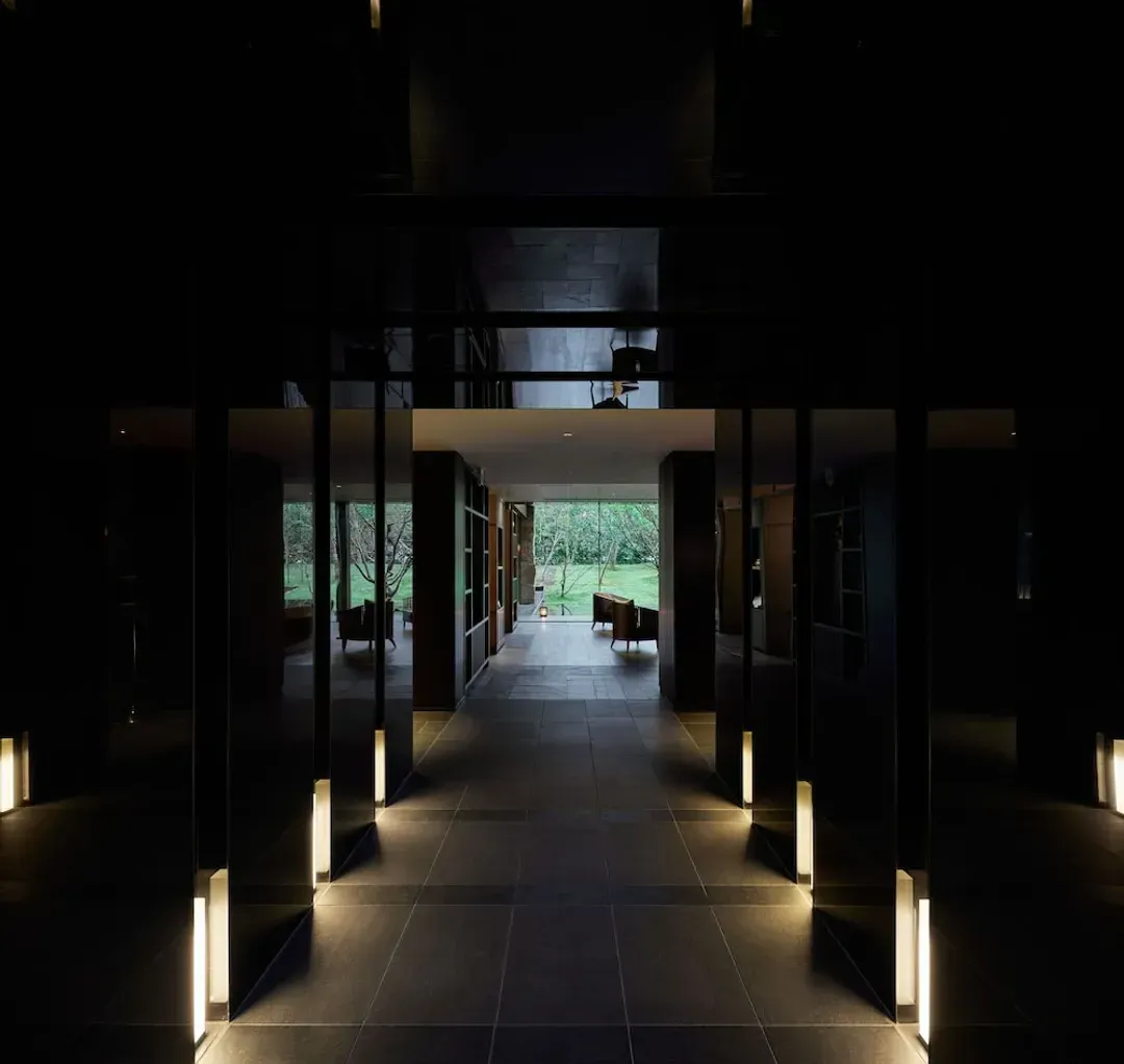 Interior entrance