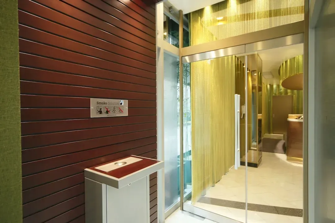 Interior entrance