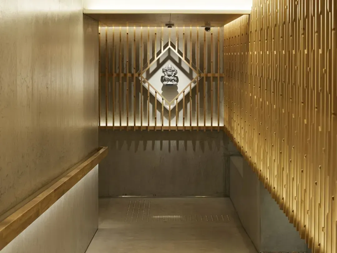 Interior entrance