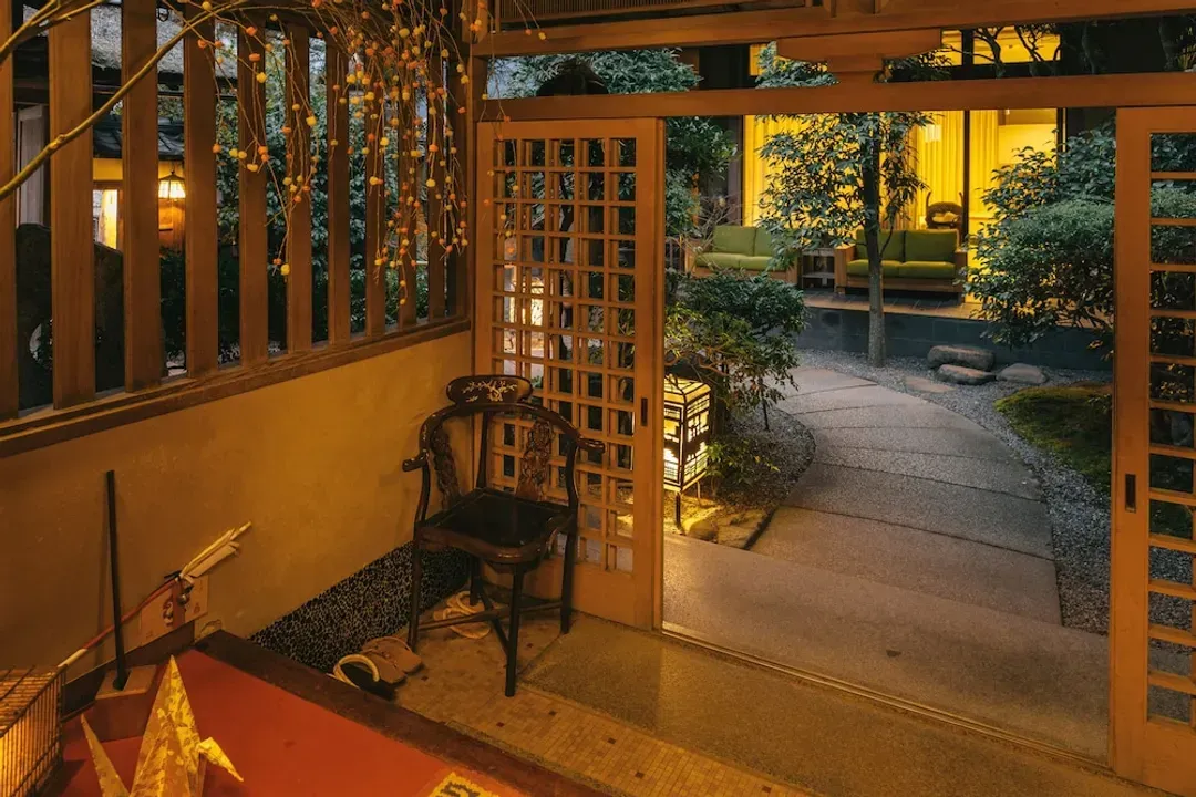 Interior entrance