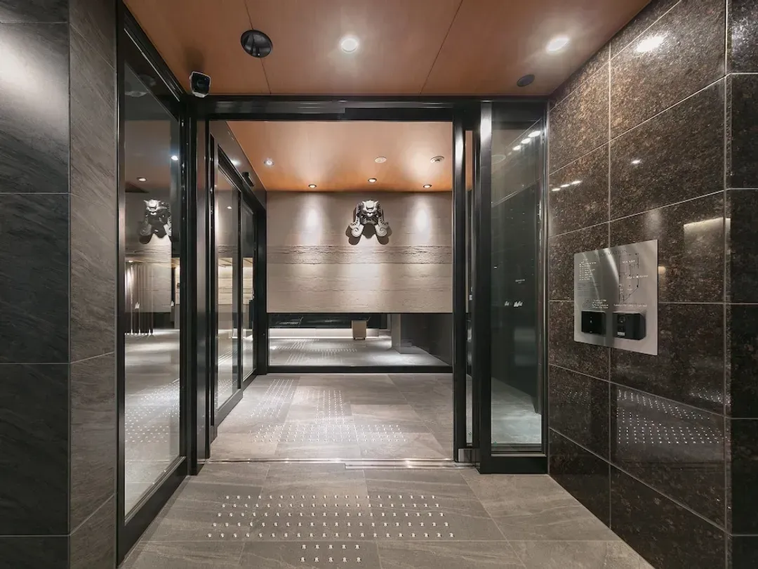 Interior entrance