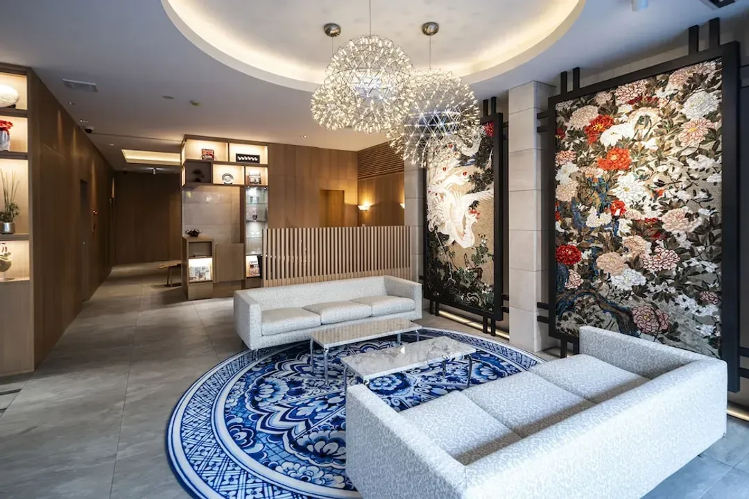 Lobby sitting area