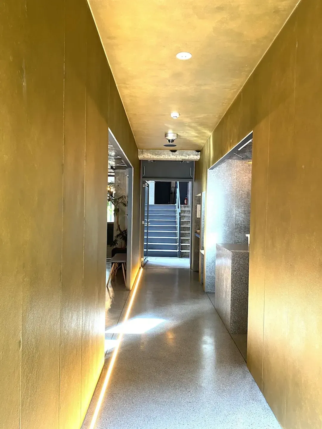 Interior entrance