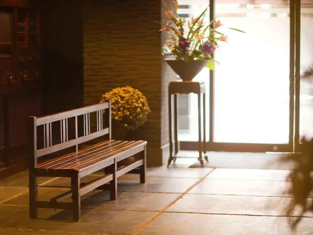 Interior entrance