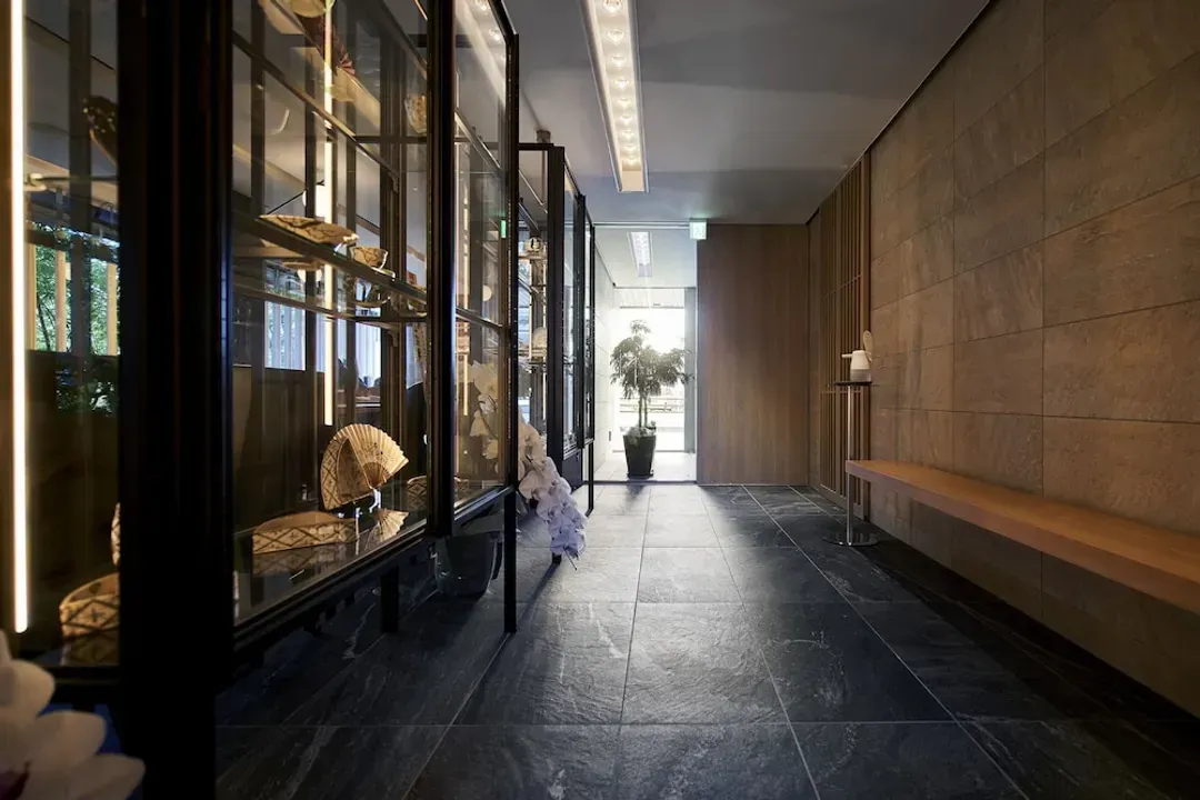 Interior entrance