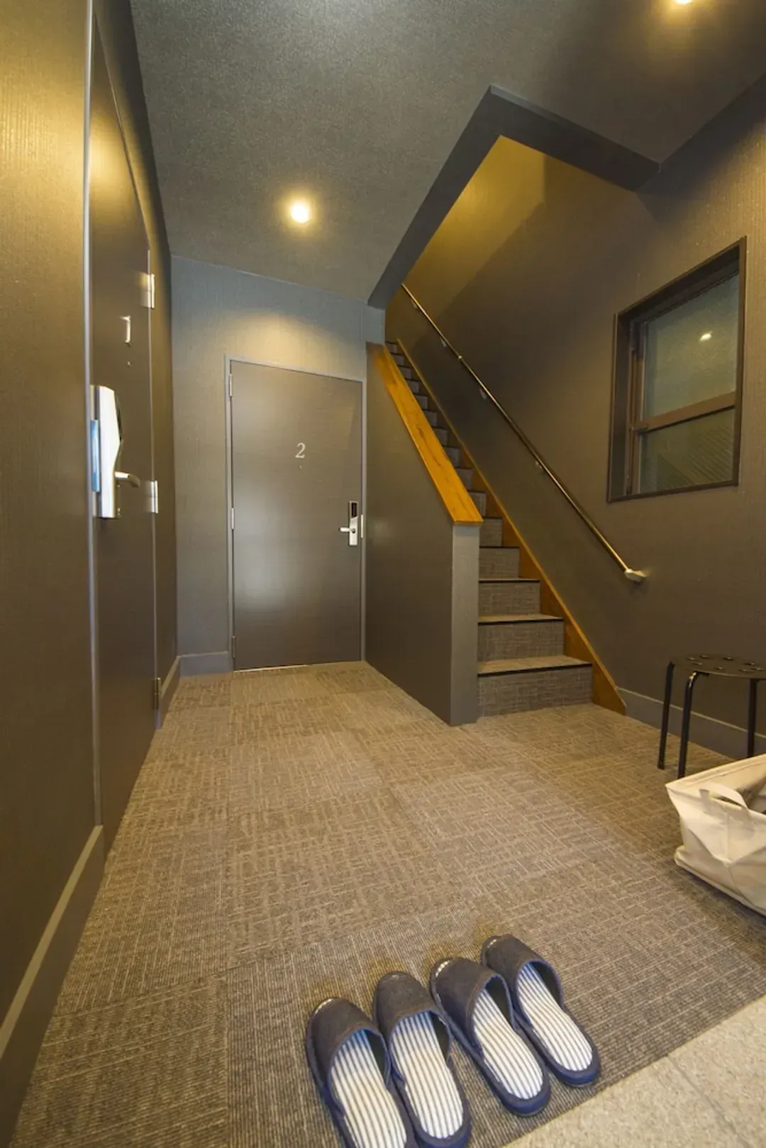 Interior entrance