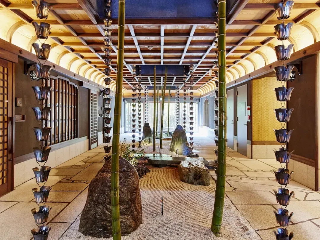 Interior entrance