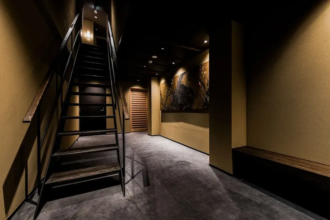 Interior entrance