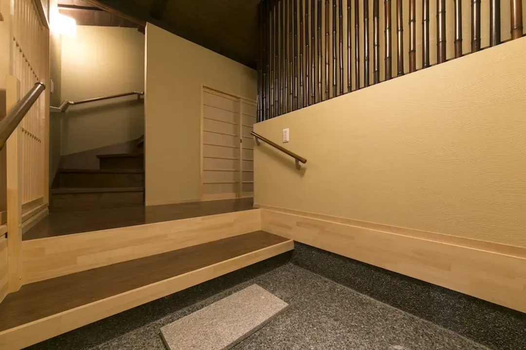Interior entrance