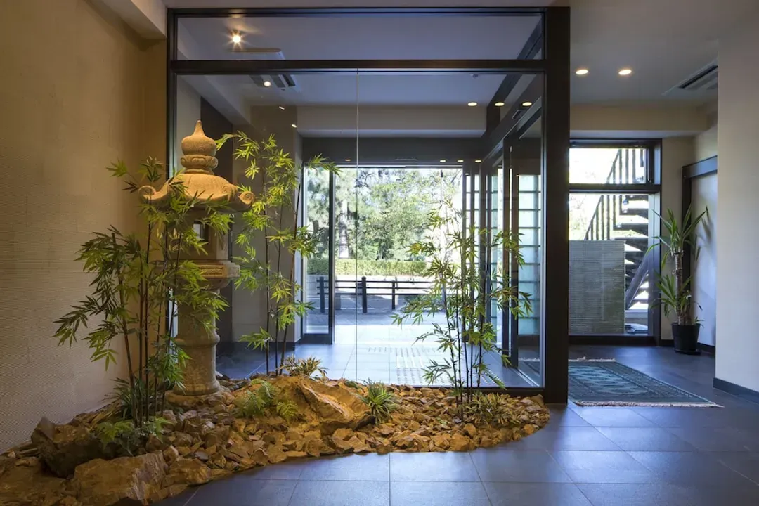 Interior entrance