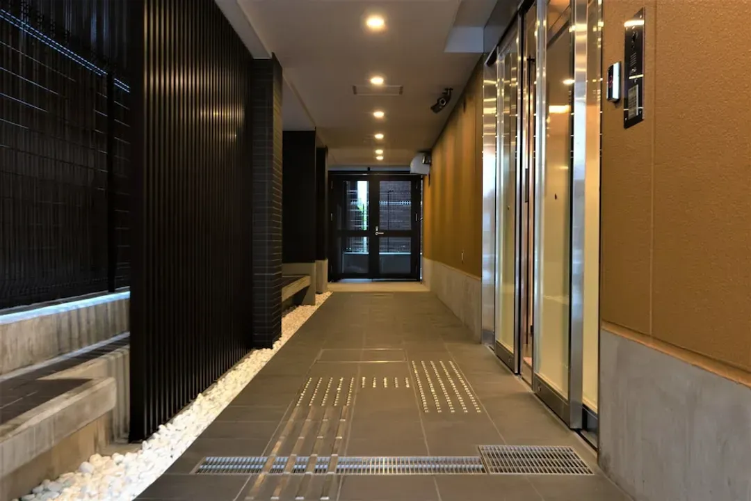 Interior entrance