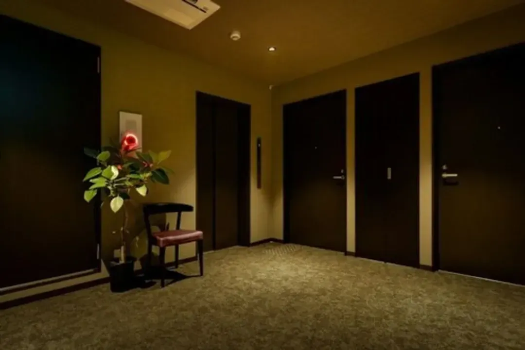 Interior entrance