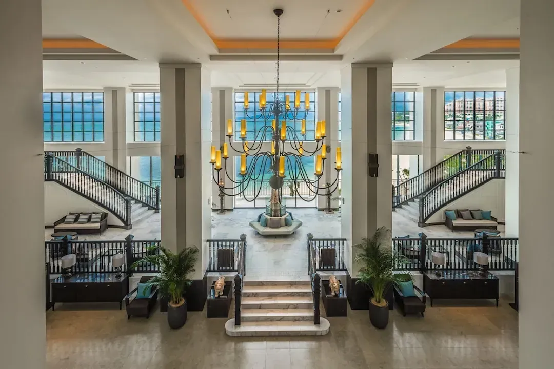 Interior entrance