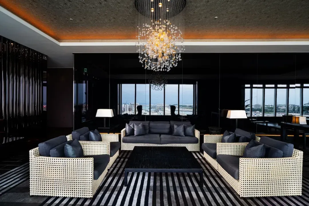 Lobby sitting area
