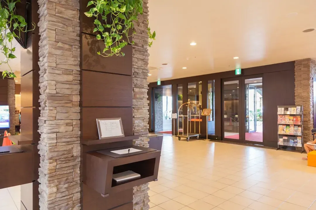 Interior entrance