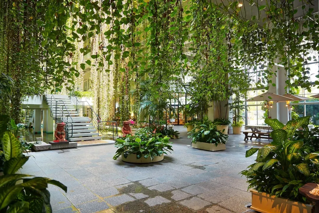 Interior entrance