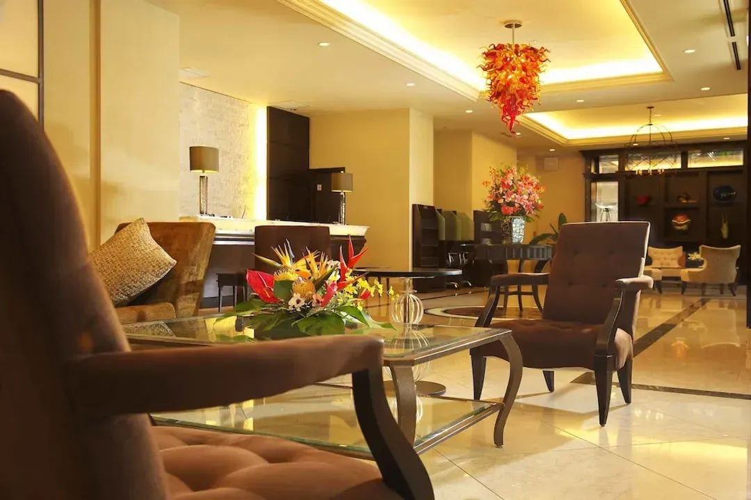 Lobby sitting area