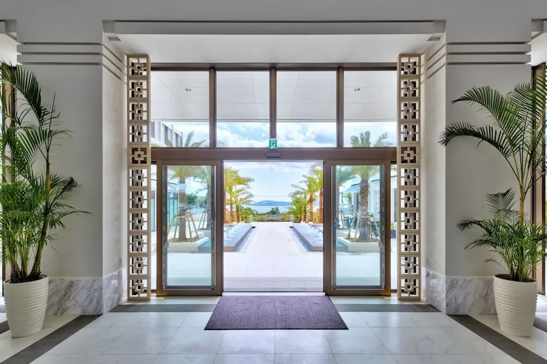 Interior entrance