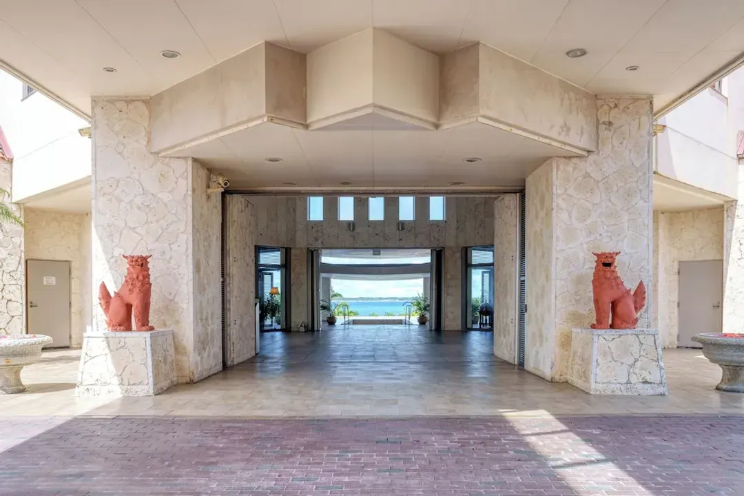 Interior entrance