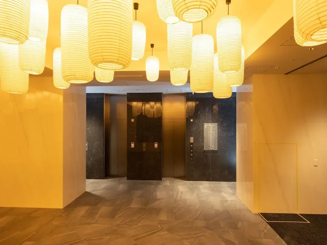 Interior entrance