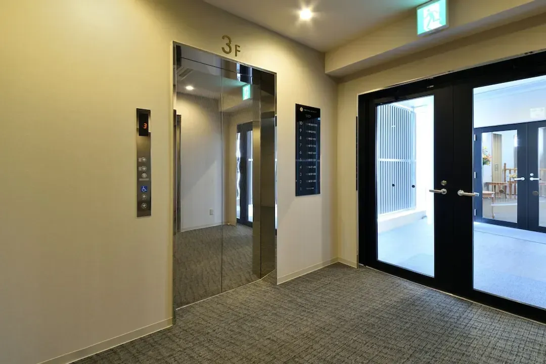 Interior entrance