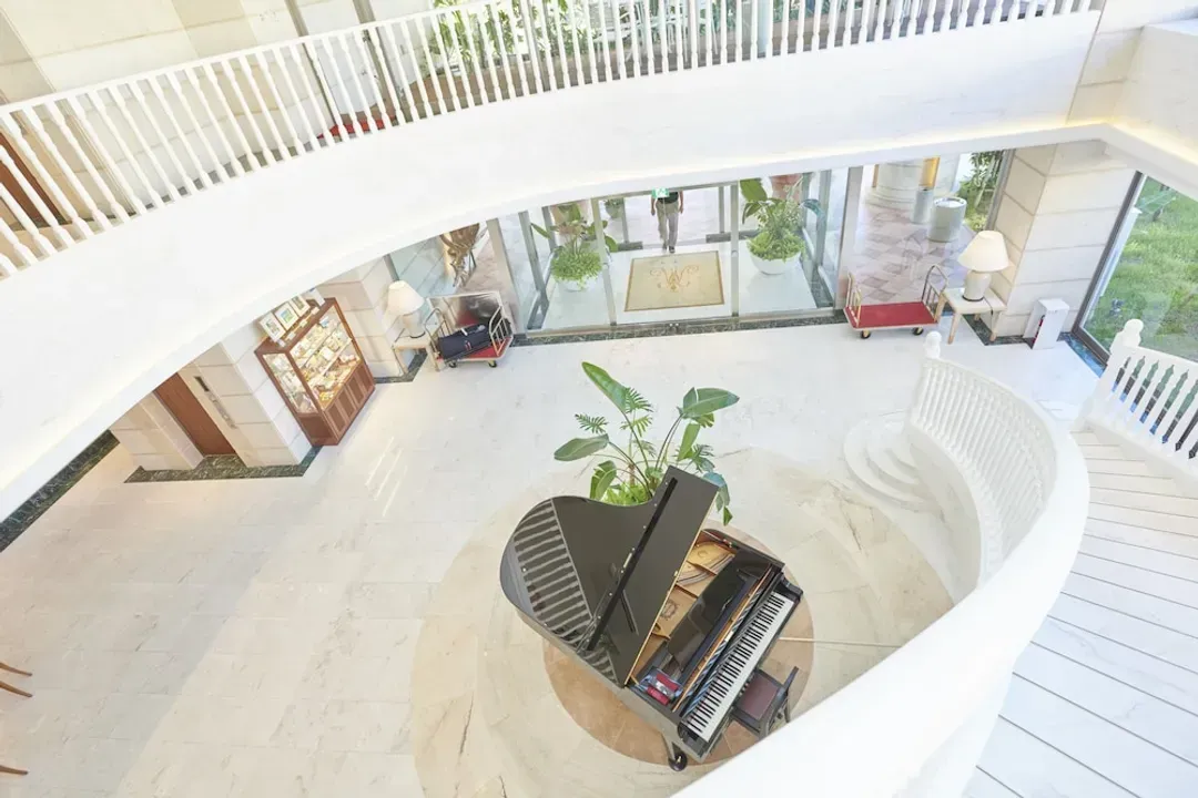 Interior entrance