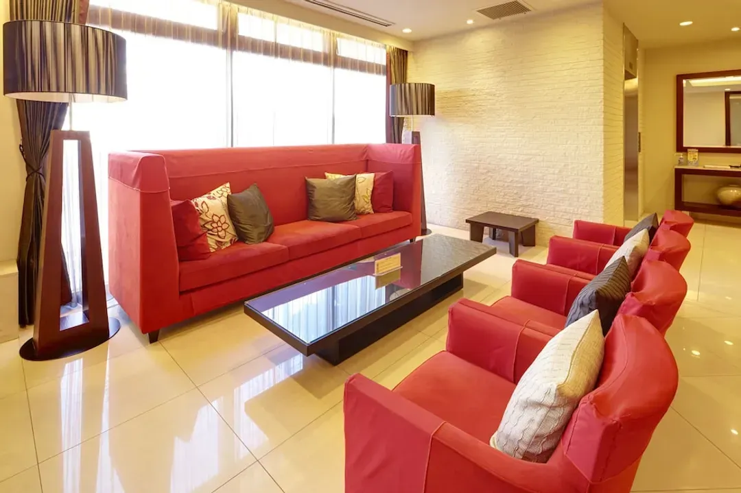 Lobby sitting area