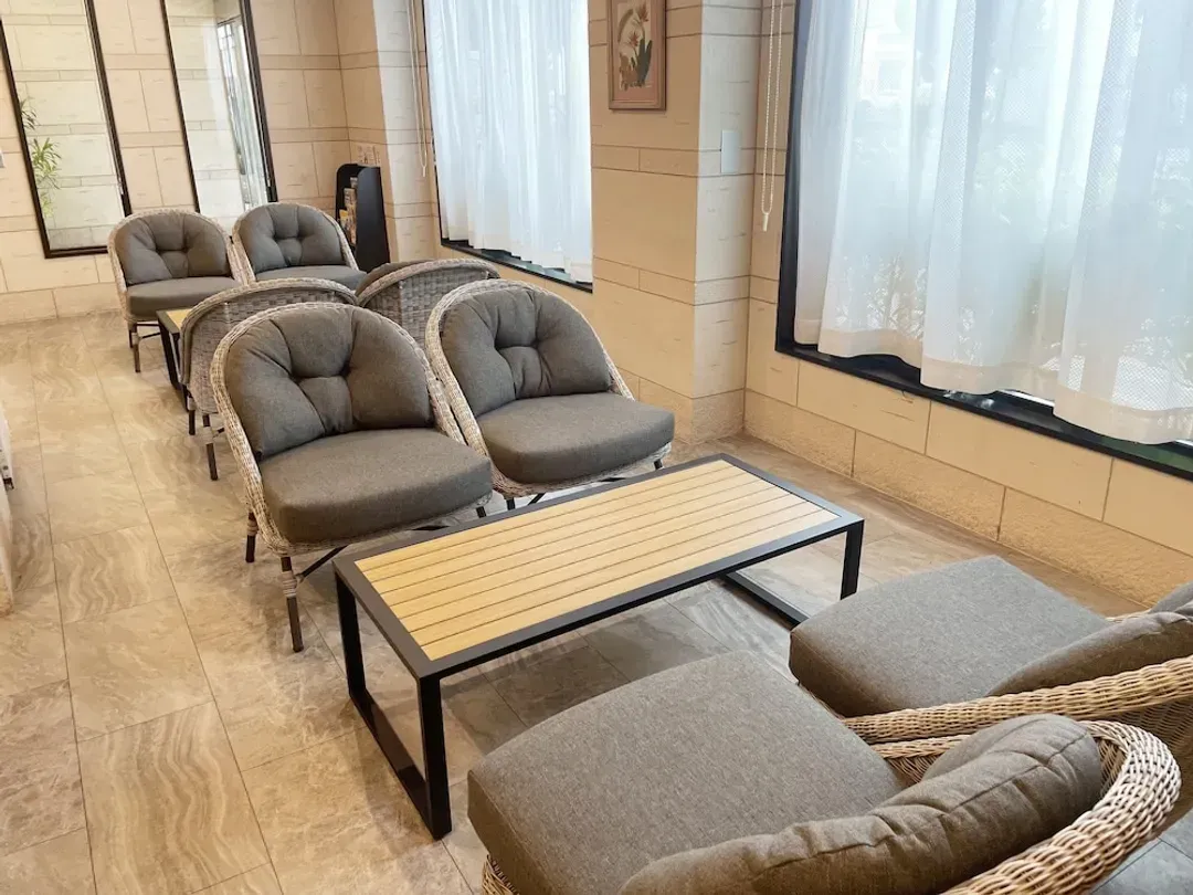 Lobby sitting area