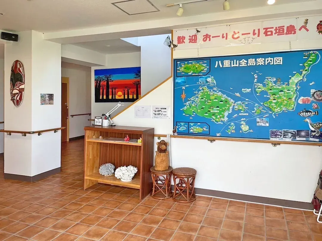 Interior entrance