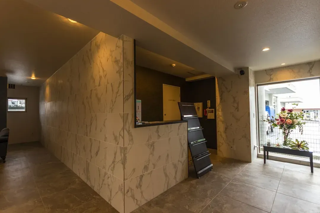 Interior entrance