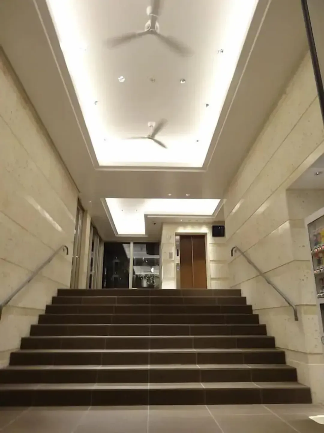 Interior entrance