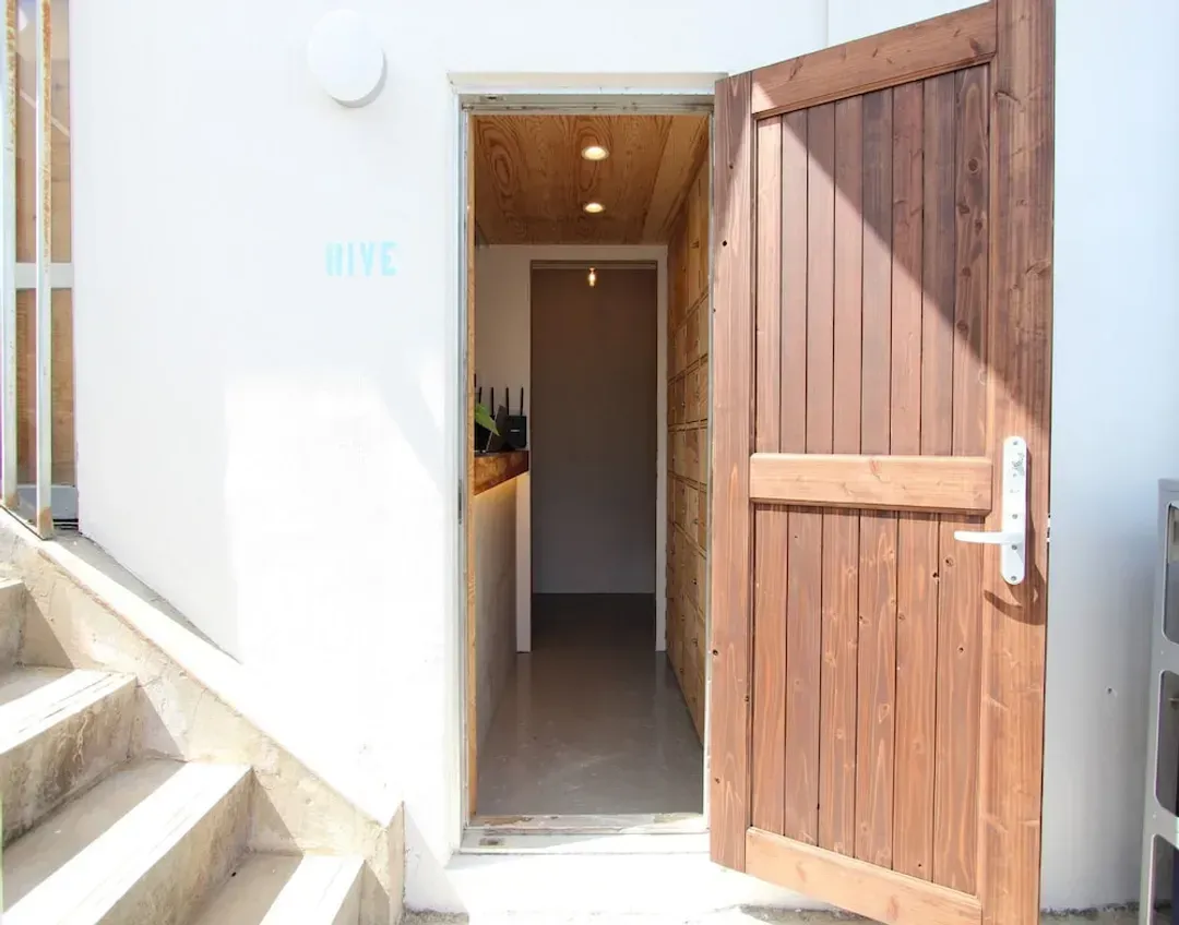 Interior entrance