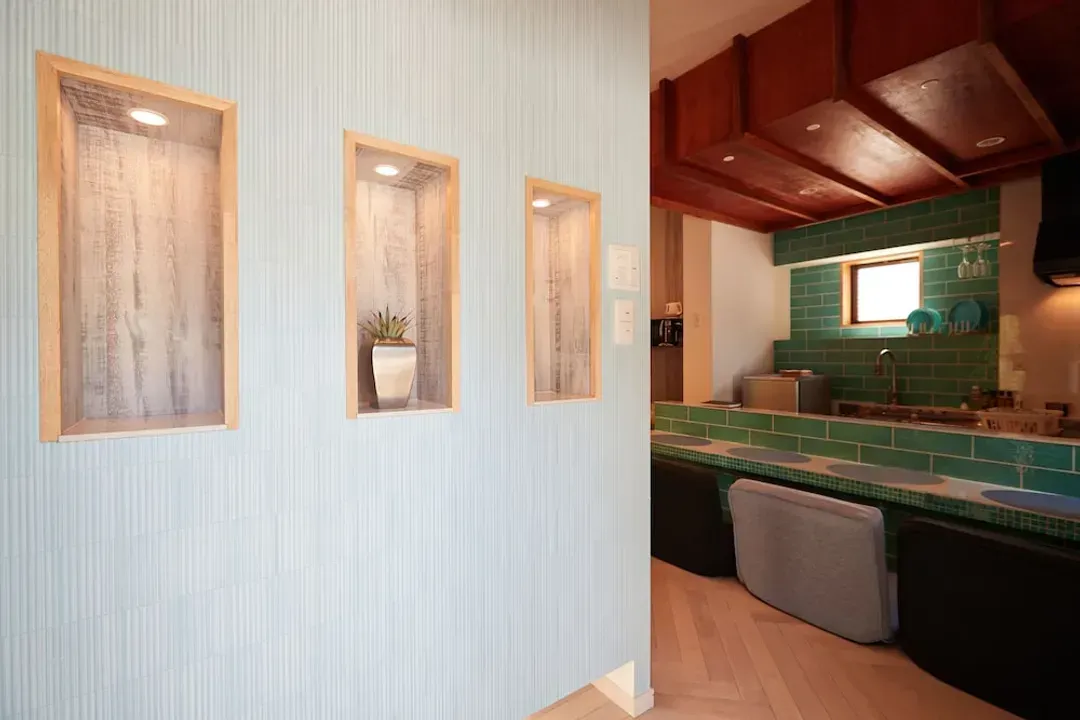 Interior entrance