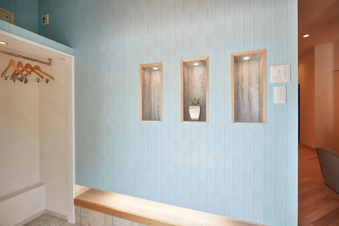 Interior entrance